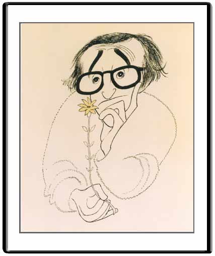 Woody Allen Hirschfeld