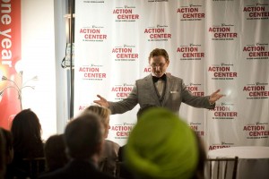 Welcoming the audience to Action Center