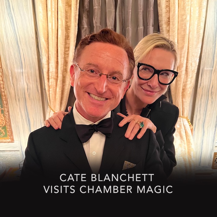 Cate Blanchett and Steve Cohen